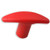 2 3/8 Red T-Handle With Pilot Hole ( NO THREADS)