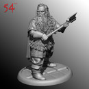 M54-110 GIMLI at HELM'S DEEP 54mm resin miniature