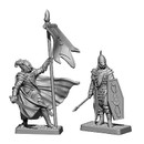 March 2022 Releases: Black Numenorean Standard bearer and Watch-Guard at the gates of Orthanc.