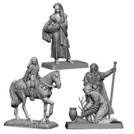 December 2018 releases: 'Galadriel™', 'Female Elf with LEMBAS™' and 'ELESSAR™ and the white sapling'. 