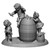 MZ755 Hobbit children with fireworks UV resin vignette by Mithril Miniatures