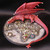 M62 Smaug the Dragon, Bilbo and Treasure Vignette - Painted