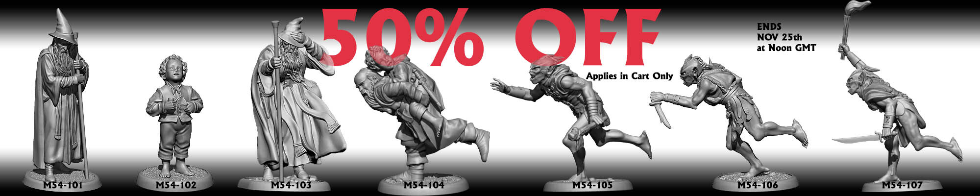 A collection of Mithril Miniatures painted by John Schley.