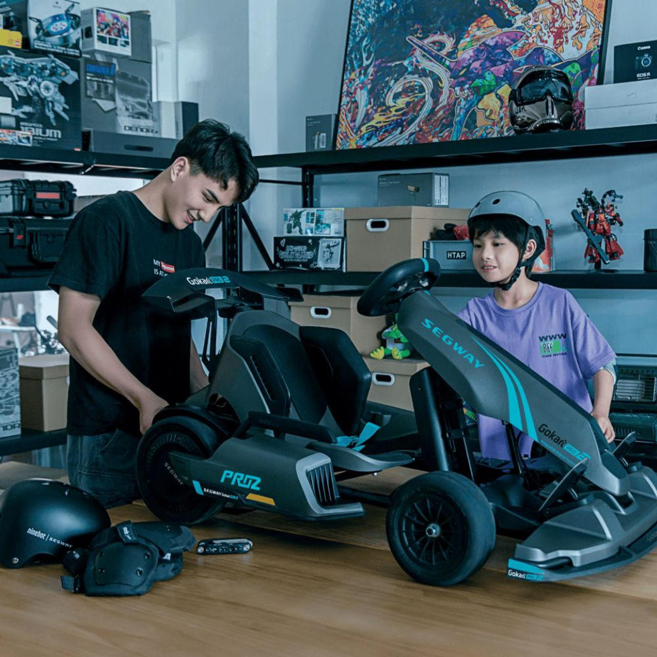2セット NINEBOT GO KART + MINI PRO Segway Ninebot Gokart Pro 2 Unboxing, Setup, & First