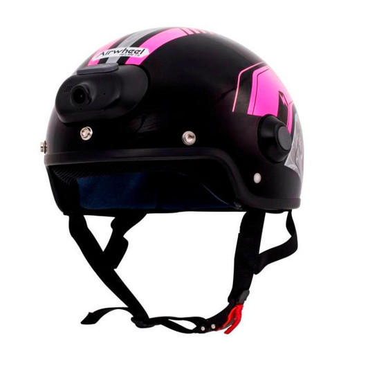  Airwheel C6 Smart Motorcycle Helmet with Built-in Camera & Speakers (Pattern Red) 