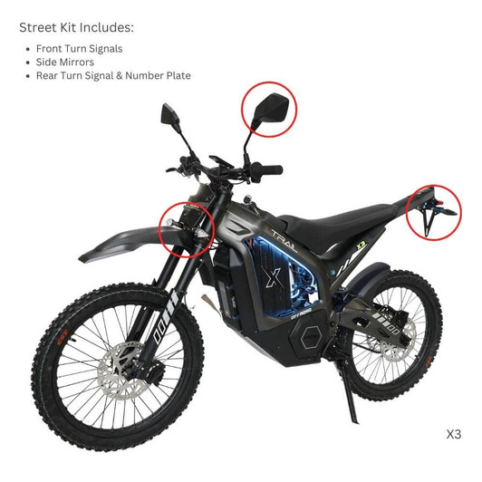  Vtron Street Kit for Trail X3 / X6  Electric Dirt Bike 