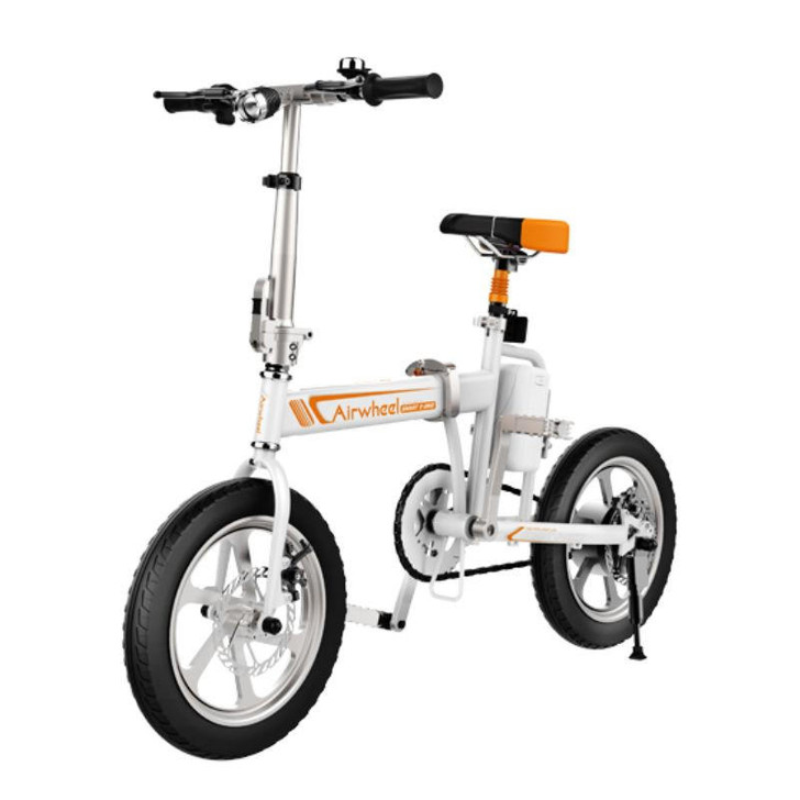  Airwheel R5 214WH Electric Foldable Bicycle - E Bike (White) (NN) 