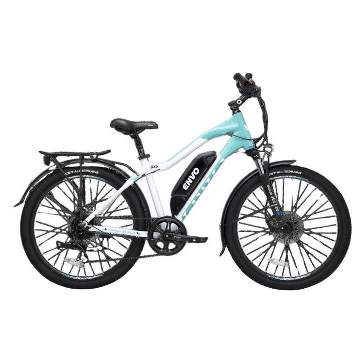 Envo ENVO D35 - 500W 18" Frame Electric Bike - Ice Teal (NN) 