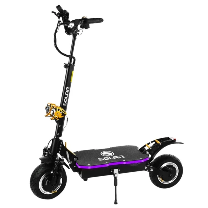 Solar P1 Pro 2000W Dual Motor Electric Scooter - 60V / 26AH Battery