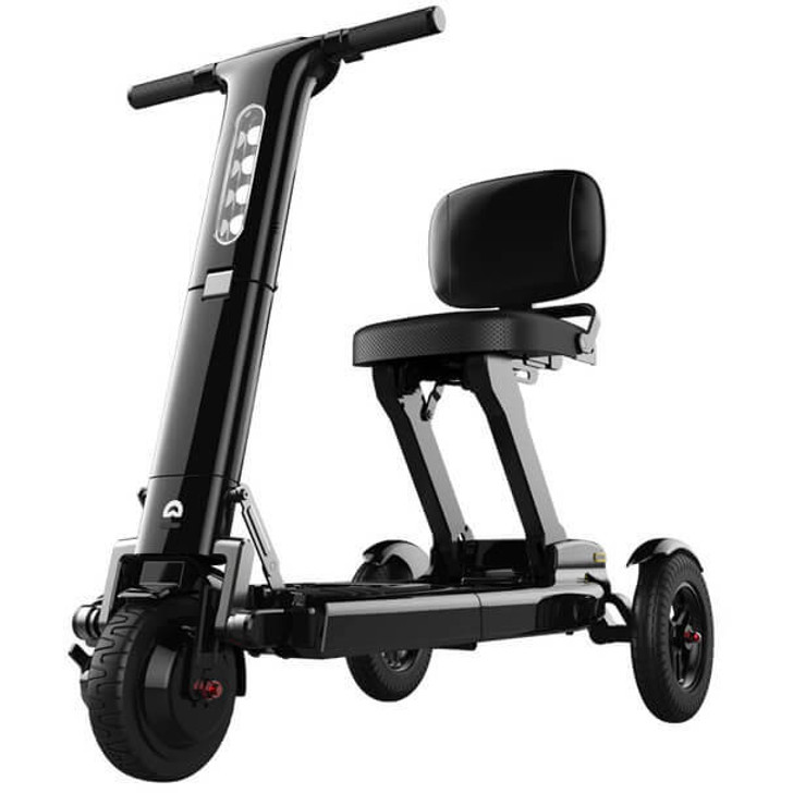  Relync R1 Foldable Compact Tri-wheel Electric Scooter - Black 