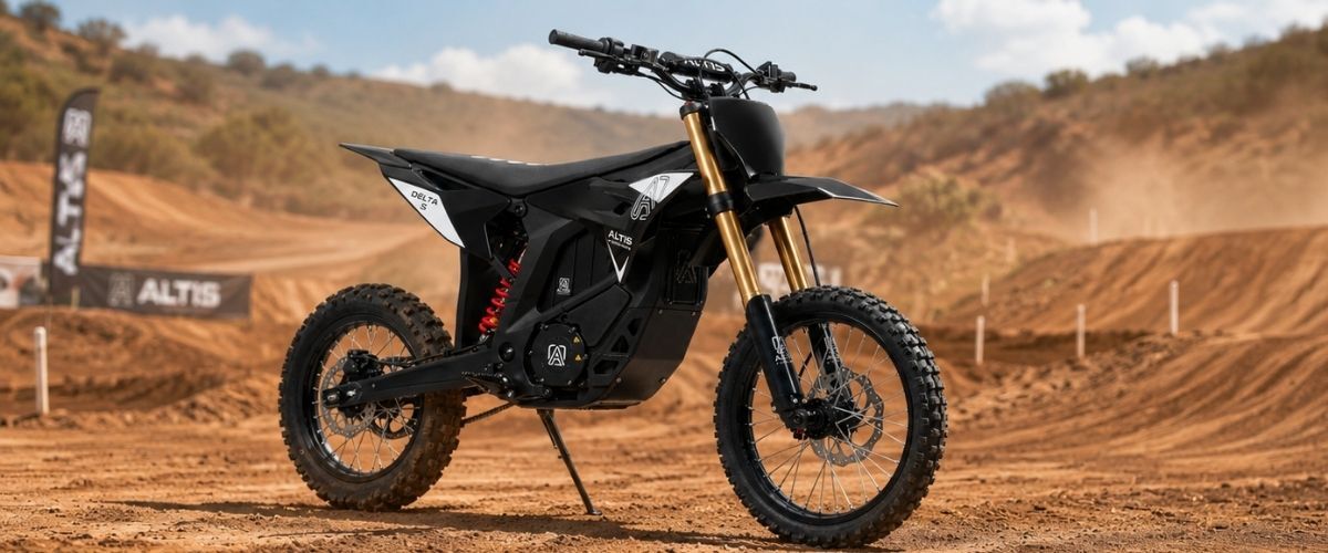 Altis Delta S Electric Dirt Bike - Action Image
