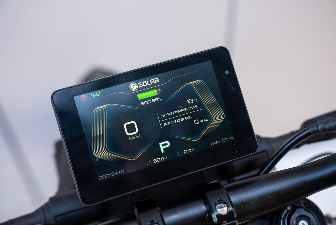 SOLAR ECLIPSE EBIKE DISPLAY