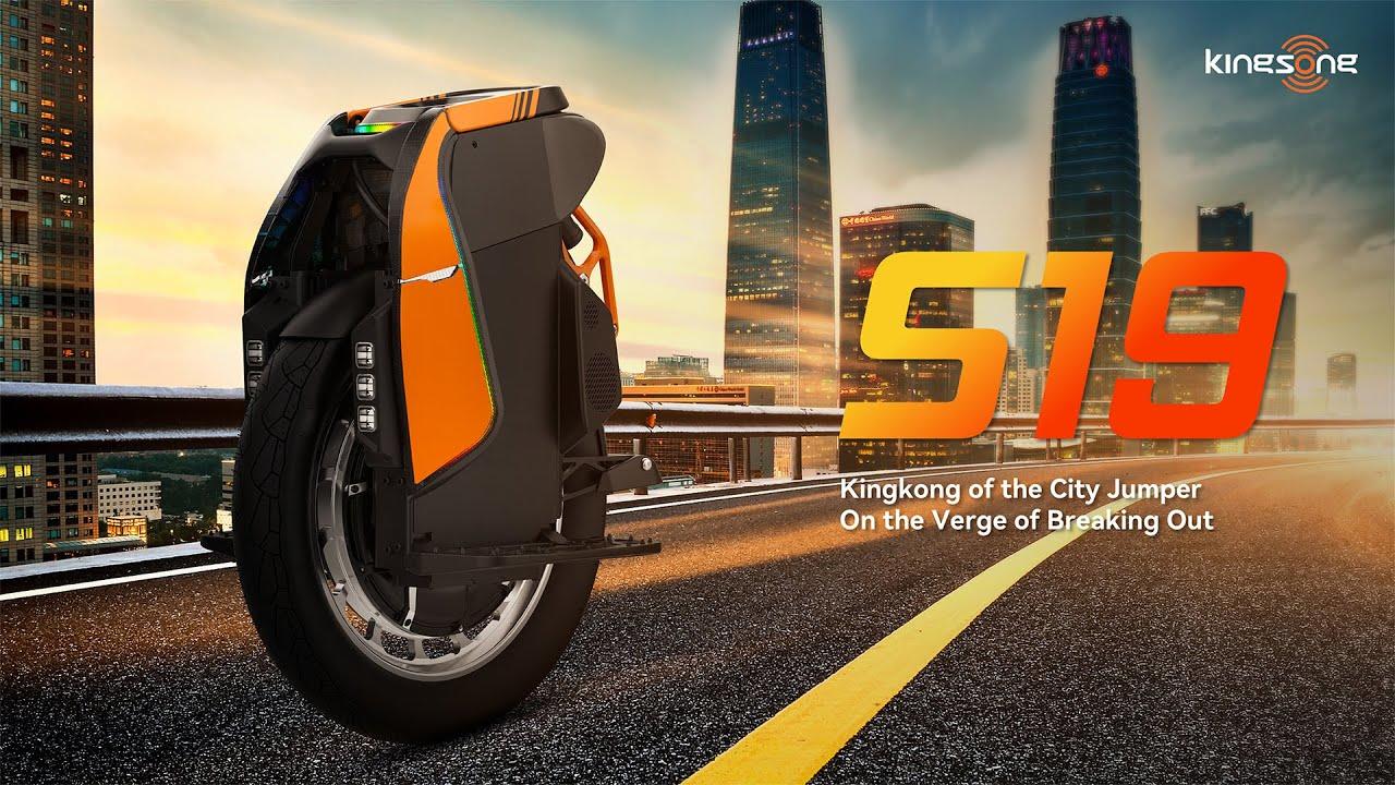 Kingsong's latest electric unicycles with Suspension Review of S19 and S22 Pro Smartwheel Canada