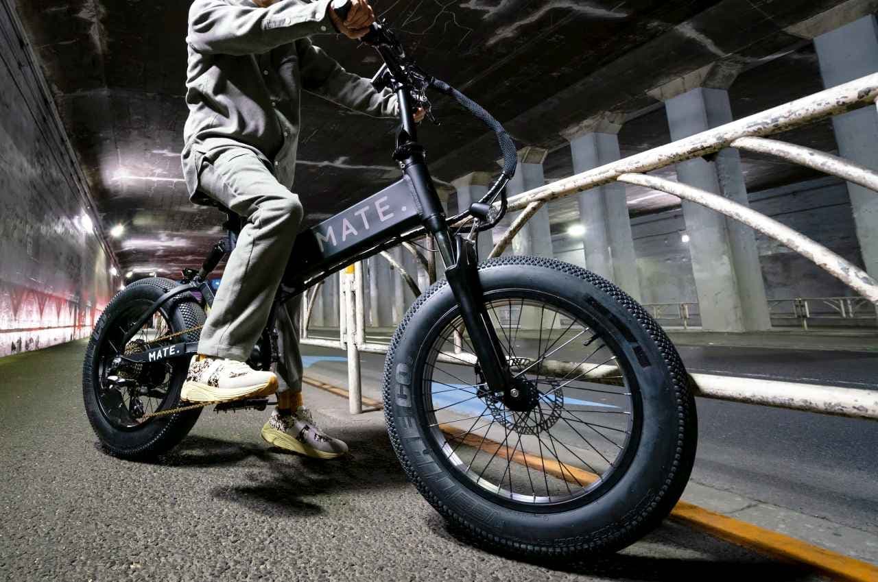 mate x foldable electric bike