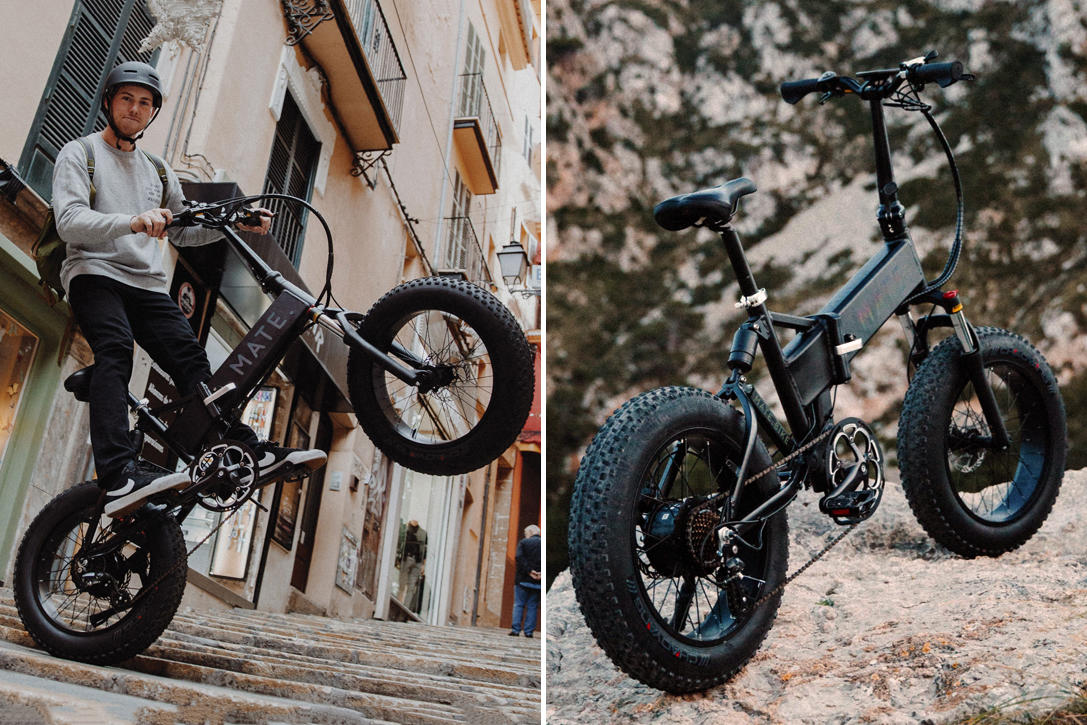 mate x foldable electric bike