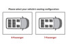 2022-2025 Kia Carnival WeatherTech Floor Liners - Seating Options