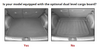 2023-2025 Kia Niro WeatherTech Cargo Liner - Cargo Board Options
