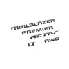 2021-2023 Chevrolet TrailBlazer Black Lettering Emblems