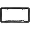 2020-2023 Chevrolet Corvette License Plate Frames- Stingray Logo (Black)