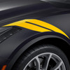 2014-2019 Chevrolet Corvette Fender Hash Marks Decal Package- Yellow 