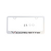 2014-2019 Chevrolet Corvette License Plate Frames- Chrome w/Hardware