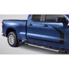 2019-2023 Chevrolet Silverado 1500 Bodyside Decal Package- Black- Crew Cab