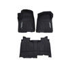 2020-2025 Chevrolet Silverado 2500HD/3500HD All-Weather Floor Mats- Full Set (Crew Cab w/Center Console)