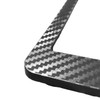 Black Carbon Fiber License Plate Frame