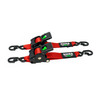 2" x 10' Retractable Ratchet Straps - Red - Pack of 2