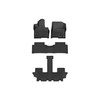 2021-2026 Kia Sorento Hybrid / Plug-In Hybrid WeatherTech Floor Liners - Front, 2nd and 3rd Rows