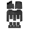 2022-2025 Kia Carnival SmartLiner Floor Mats - 7-Passenger: Full Set (1st, 2nd and 3rd Row)