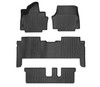 2024-2025 Kia EV9 SmartLiner Floor Mats - Bench Seating - Full Set (1st, 2nd and 3rd Row)