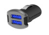 Dual 12W Illuminated USB Car Charger