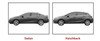 Chevrolet Cruze Sun Shade by WeatherTech - Body Type Options