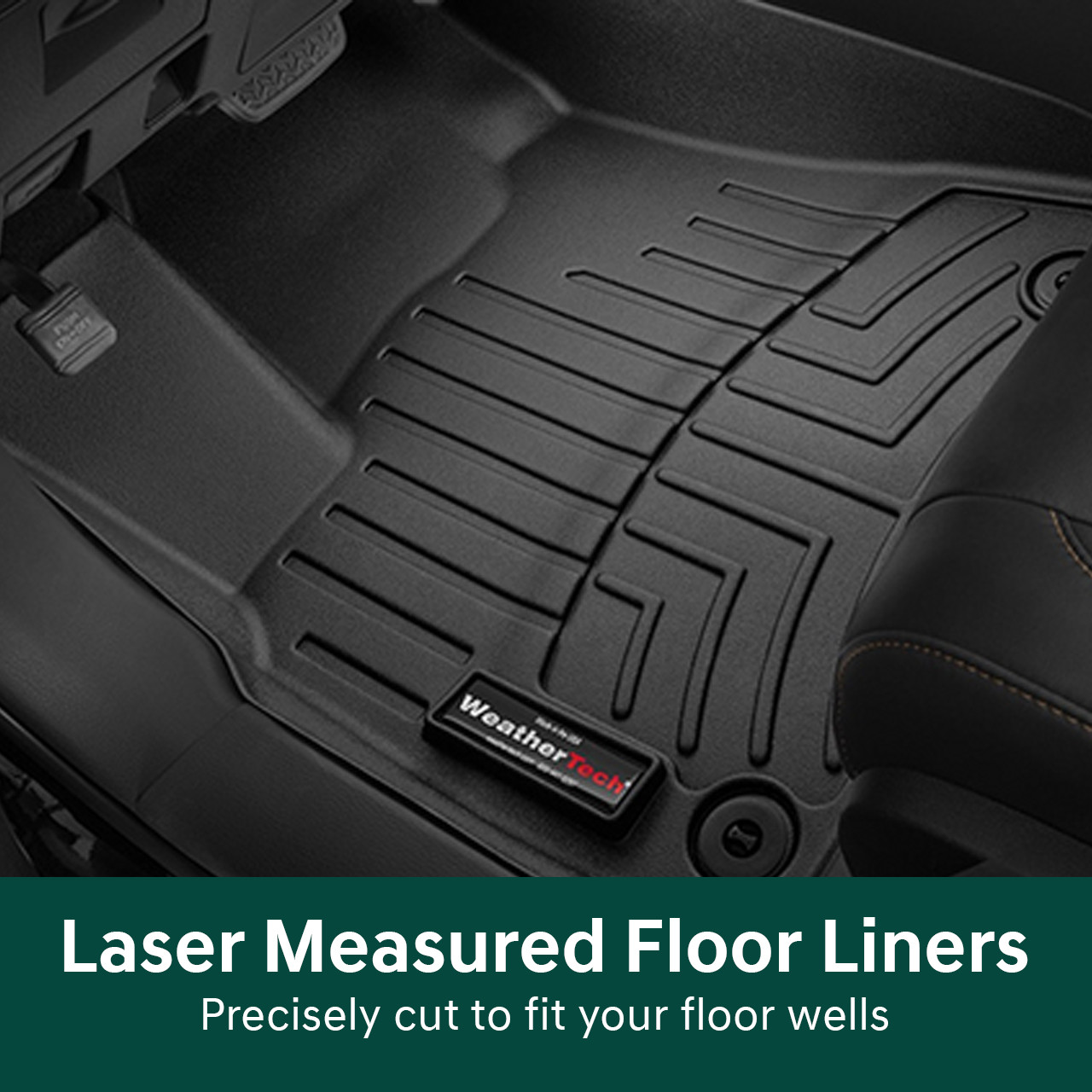 Weathertech FloorLiner Posteriore Custom Fit Per Ford/Mazda/Mercury - Protezione Interna Totale Colore Nero