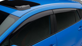 HHENGYISOUL Tinted Smoke Rain Guard Window Visors For Subaru Forester 2019-2024