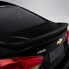 2016-2019 Chevrolet Cruze Spoiler Kit- Installed- Black 