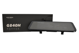 Wolfbox G840H 2.5k + 1080p Dash Cam Kit - packaging & product