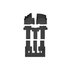 2022-2026 Kia Carnival WeatherTech Floor Liners - 8-Passenger Front, 2nd and 3rd Rows