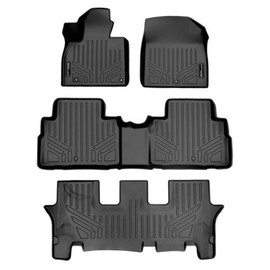 2020-2025 Kia Telluride SmartLiner Floor Mats - Full Set (1st, 2nd and 3rd Row)