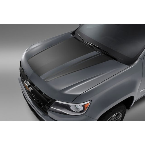 2015-2022 Chevrolet Colorado Hood Stripe Decal Package- Installed On vehicle 