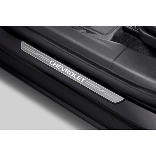 2021-2023 Chevrolet TrailBlazer Illuminated Front Door Sill Plates- Installed 