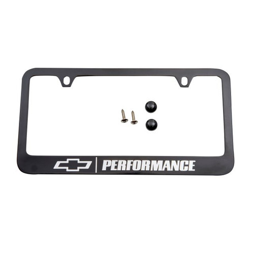 2018-2023 Chevrolet Performance License Plate Frames- Black 