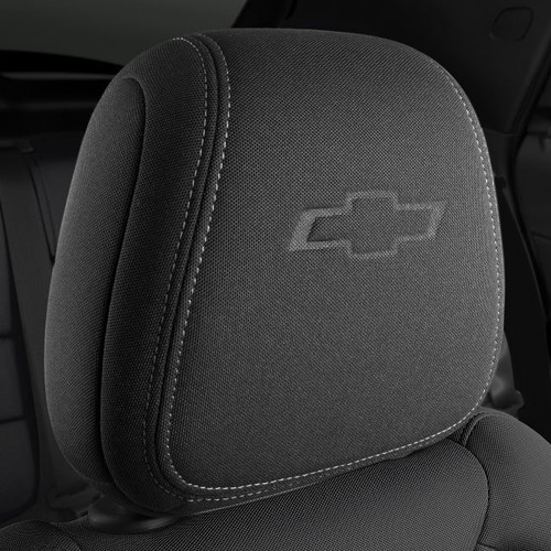 2021-2025 Chevrolet TrailBlazer Headrests- Bowtie Logo- Black Cloth