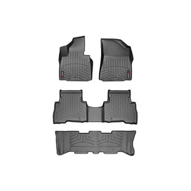 2014-2015 Kia Sorento WeatherTech Floor Liners - Front, 2nd, and 3rd Rows (7-Passenger Only)