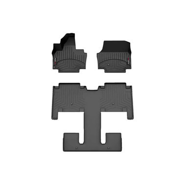 2024-2026 Kia EV9 WeatherTech Floor Liners - Bucket Seat Middle Row; Front, 2nd and 3rd Rows