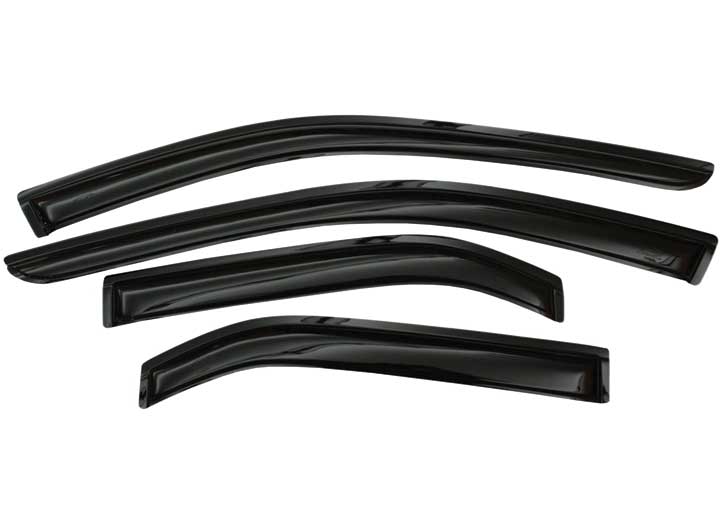 707MOTORING Smoked Window Visors For Honda Pilot 2016-2022 - 4 Piece Rain Guards