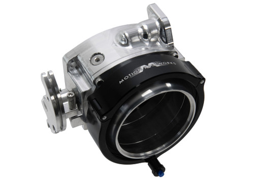 Motion Raceworks 10-140-1 - ICON 102/105mm LS Cable Drive Throttle Body (Bare Finish) w/ Interchangeable Connection