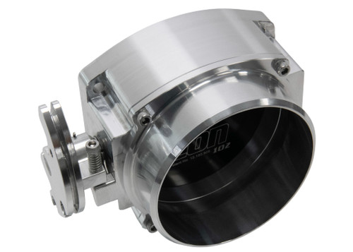 Motion Raceworks 10-141-1 - ICON Race 102/105mm LS Cable Drive Throttle Body (Bare Finish) w/ Interchangeable Connection
