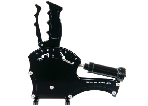 Motion Raceworks 16-2401-1 - 700R4 / 4L60E 4 Speed Reverse Pattern Operator Series Billet Shifter Rear Exit